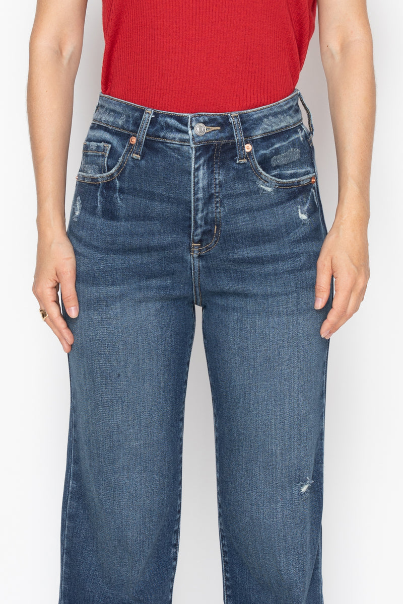 TUMMY CONTROL HIGH RISE STRAIGHT JEANS