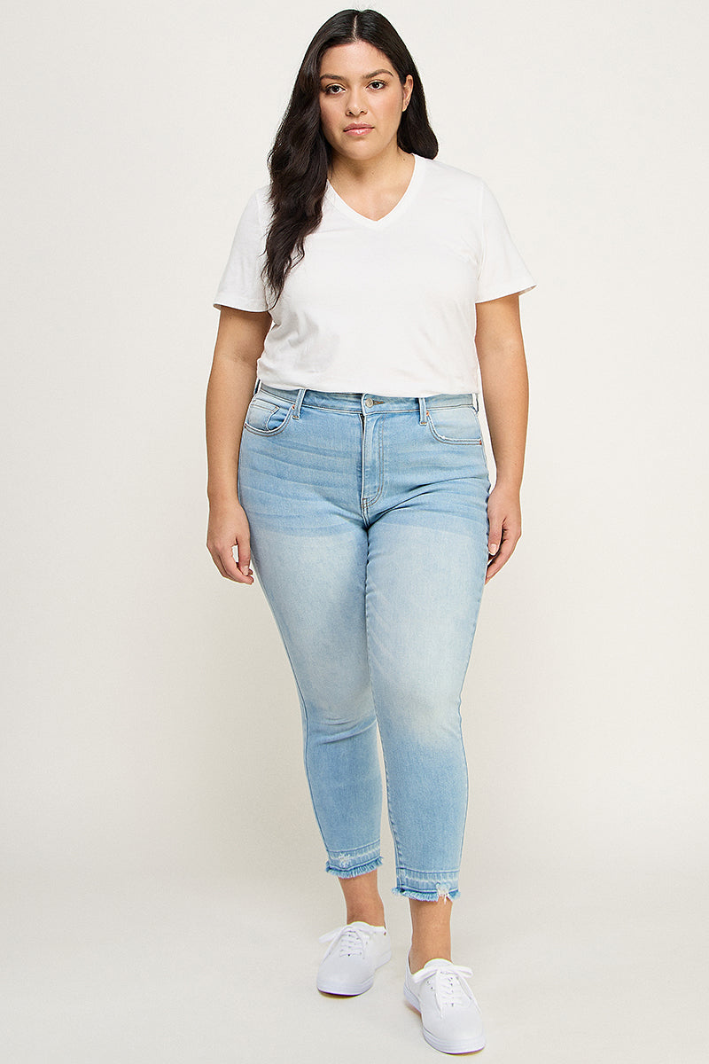 Eden Plus High Rise Crop Skinny Jeans