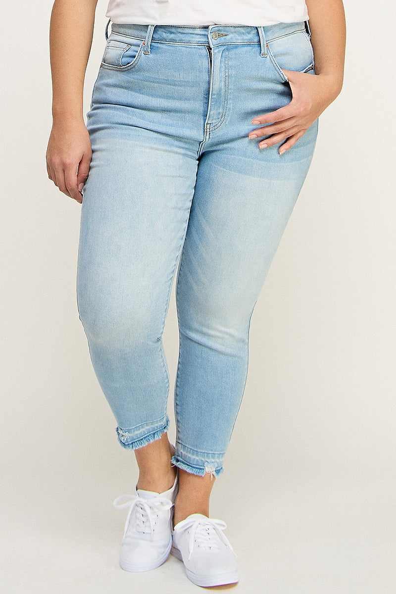 Eden Plus High Rise Crop Skinny Jeans