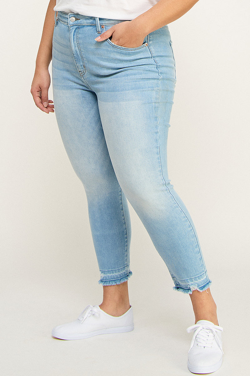 Eden Plus High Rise Crop Skinny Jeans