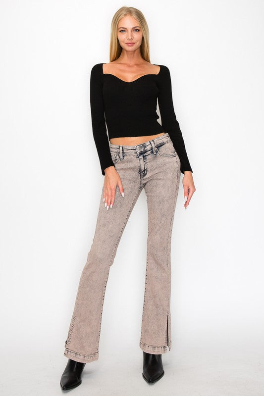 Ivy Low Rise Y2K Boot Cut Jeans