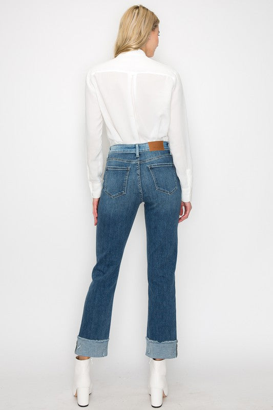 Alexandra High Rise Straight Jeans (Reg & Plus)