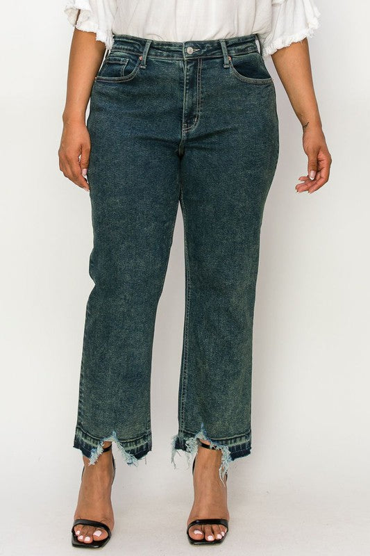 Lucy Plus High Rise Stretch Straight Jeans