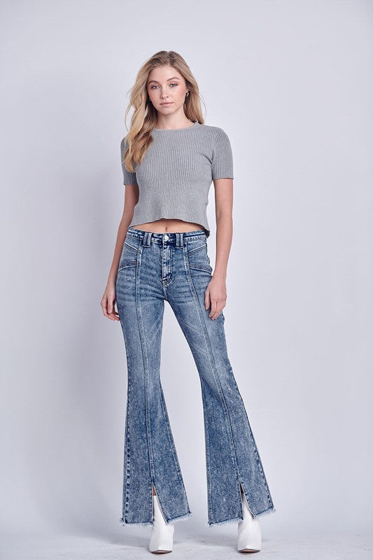 Eileen High Rise Stretch Flare Jeans