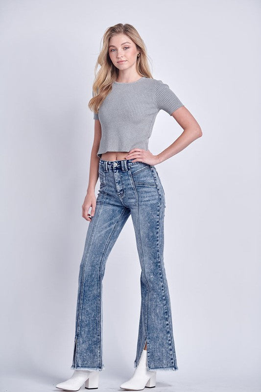 Eileen High Rise Stretch Flare Jeans