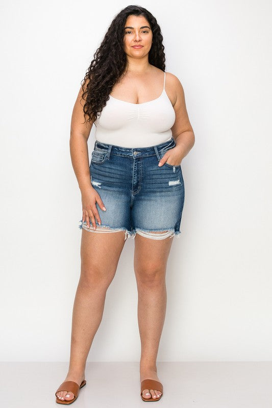 Peyton Plus High Rise Stretch Shorts