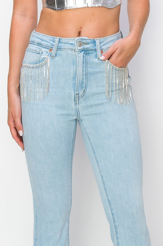 Adalynn Plus High Rise Boot Cut Jeans