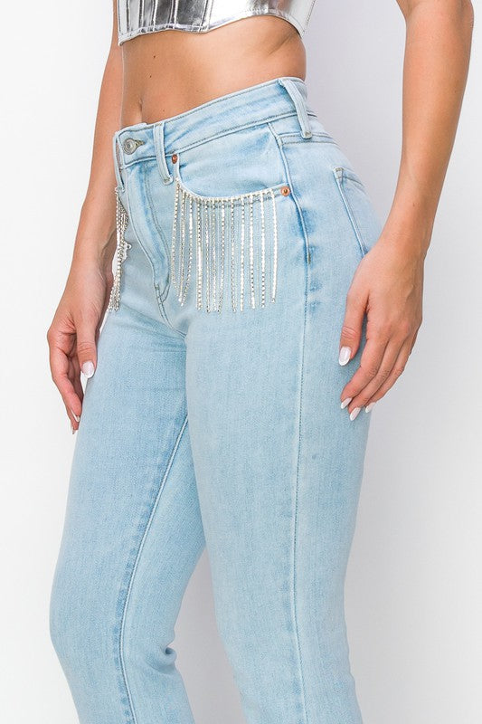 Adalynn Plus High Rise Boot Cut Jeans