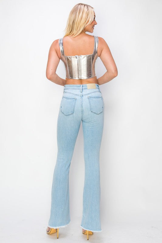 Adalynn Plus High Rise Boot Cut Jeans