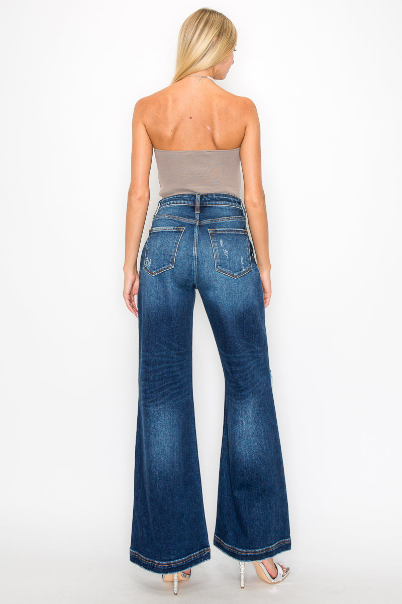 Ultra High Rise Relaxed Flare Jeans
