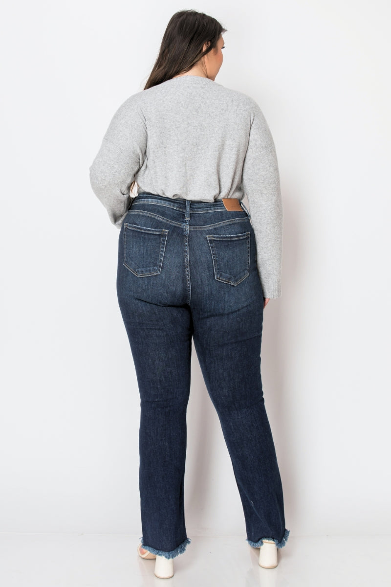 Leah Plus High Rise Western Boot Jeans