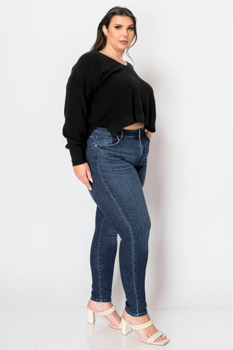 Corset Plus Super Skinny Jeans
