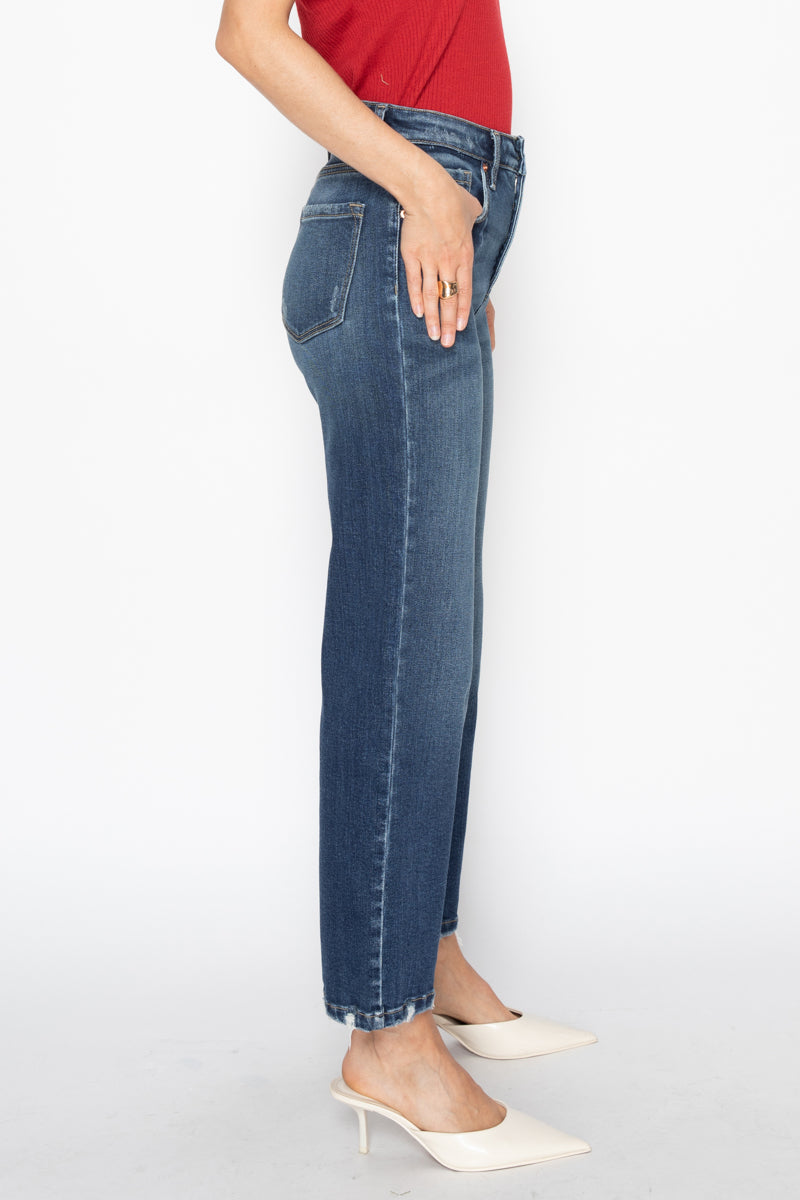 Tummy Control High Rise Straight Jean