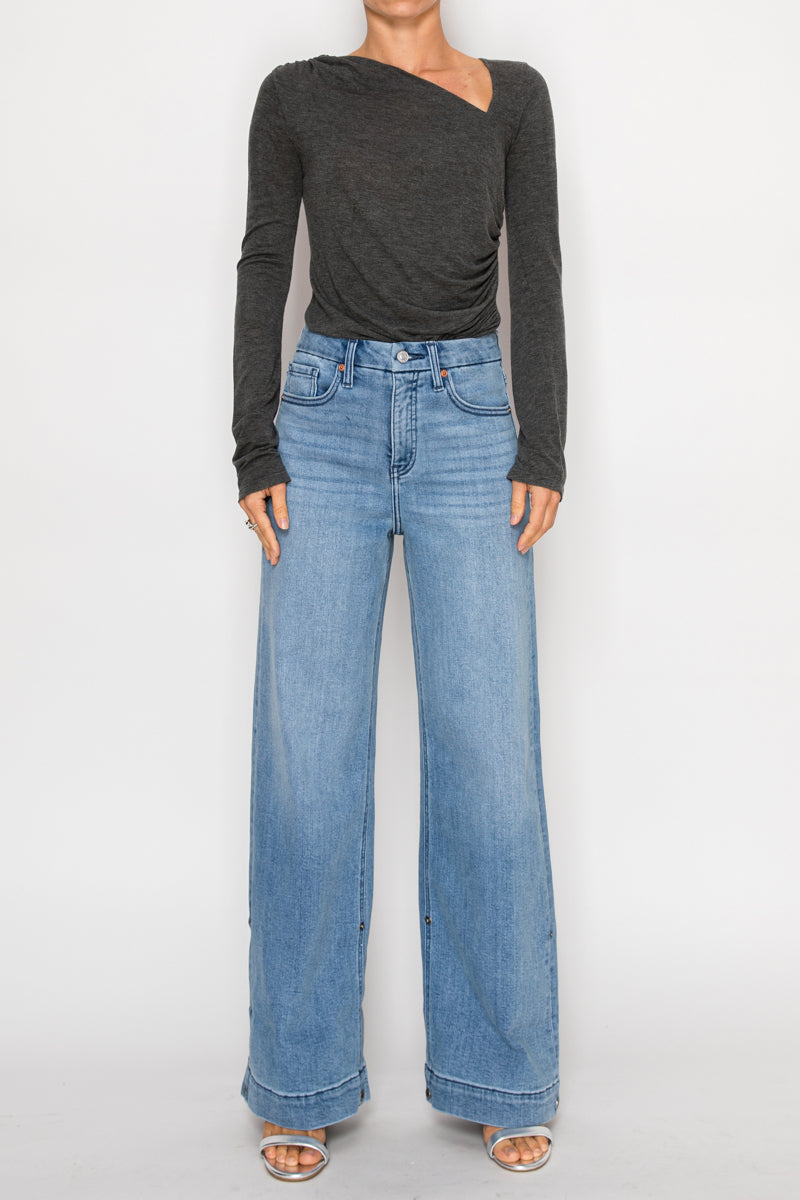Audrey Tummy Control High Rise A-wide Jeans