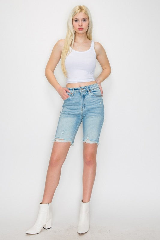 Victoria HIGH RISE BERMUDA JEANS