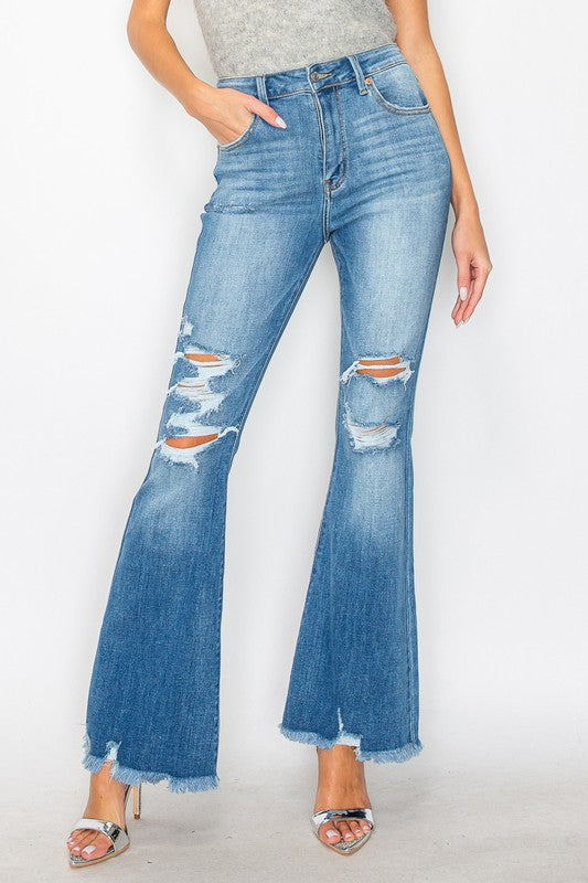 Stellar High Rise Flare Jeans