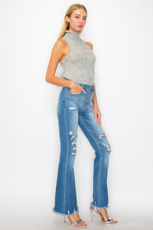 Stellar Plus High Rise Flare Jeans