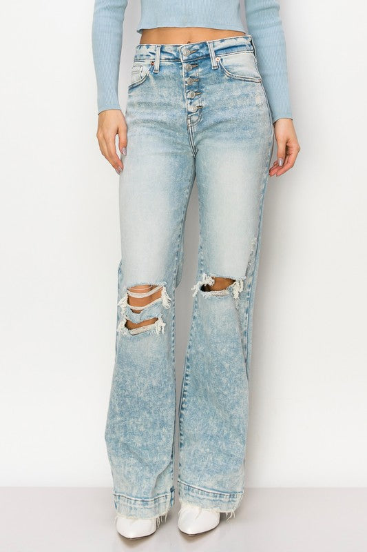 90'S VINTAGE STRETCH WIDE JEANS