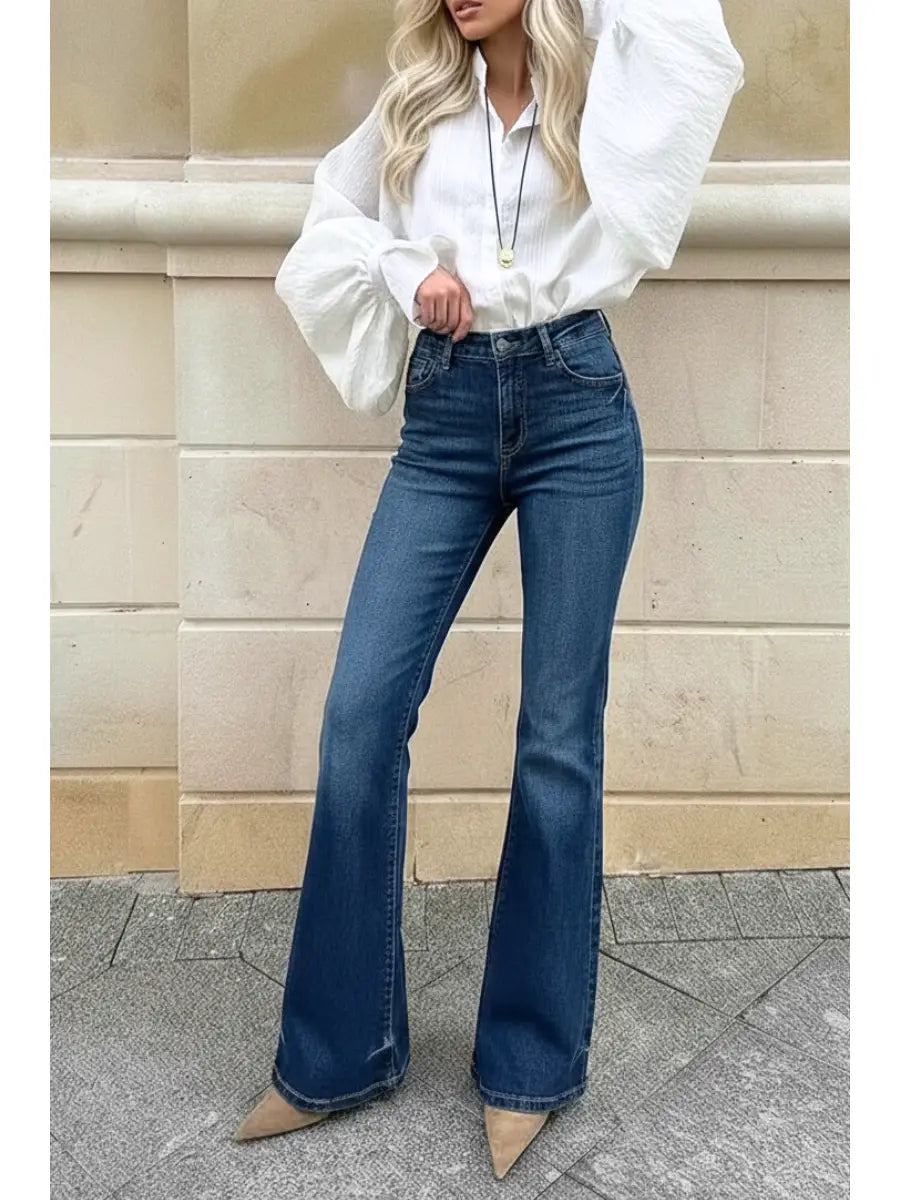 Leilani Tummy Control High Rise Holly Flare Jeans