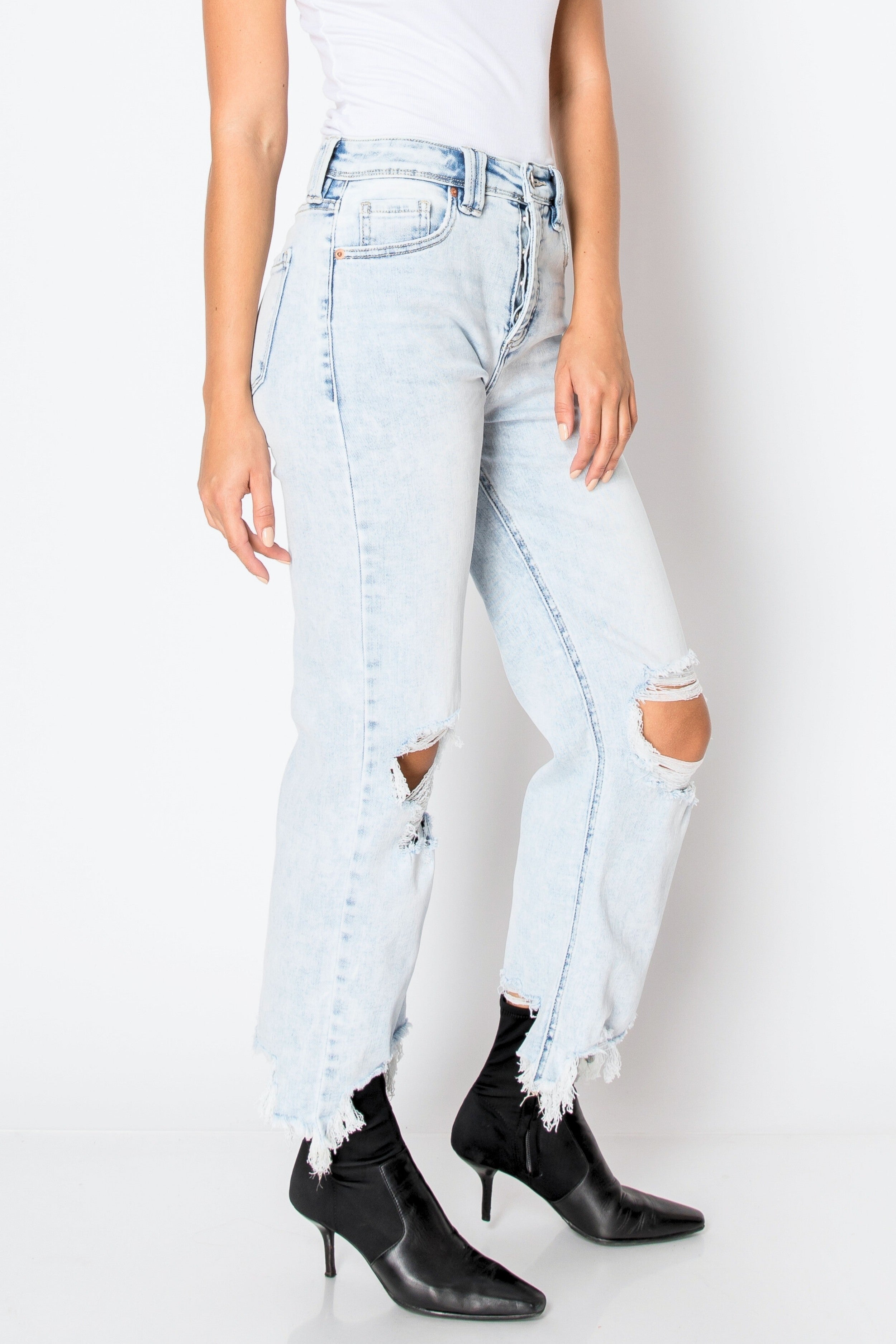 Raelynn Tummy Control High Rise Modern Wide Jeans