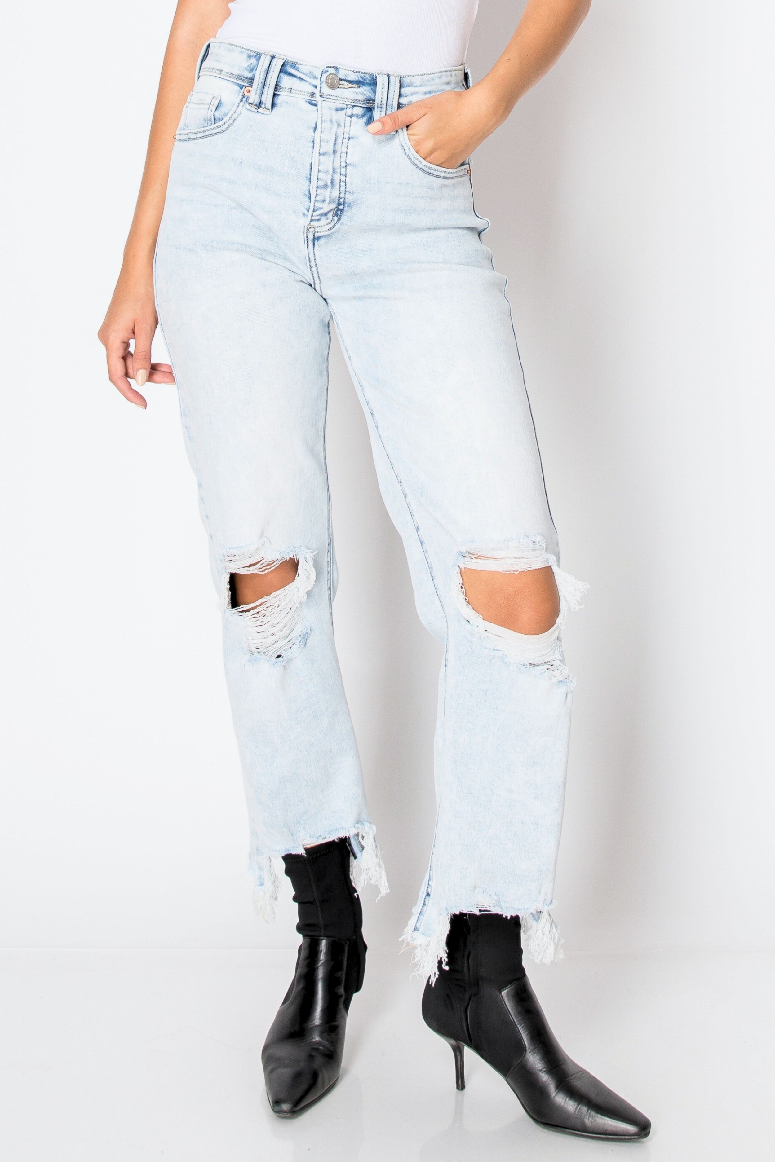 Raelynn Tummy Control High Rise Modern Wide Jeans