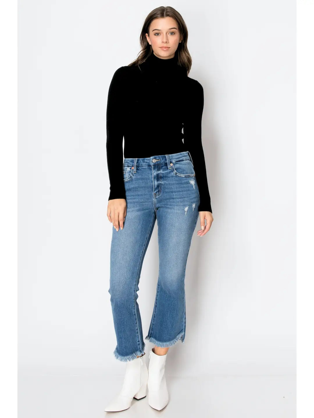 Eco Friendly Crop Flare Jeans