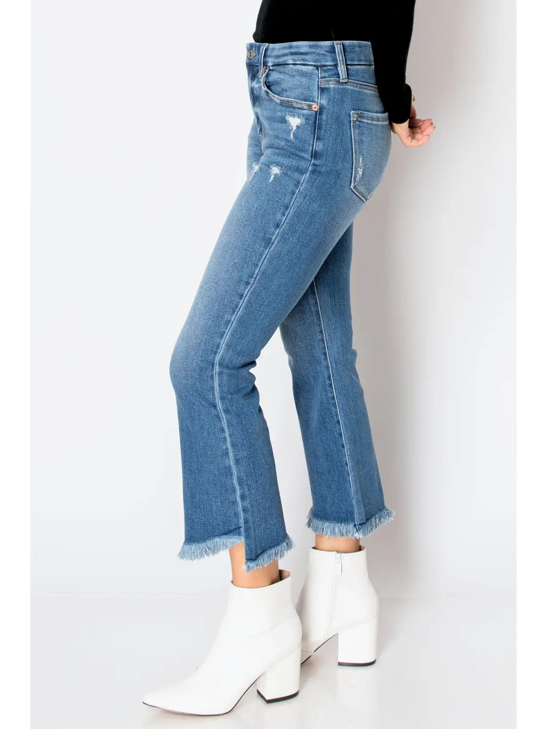 Eco Friendly Crop Flare Jeans