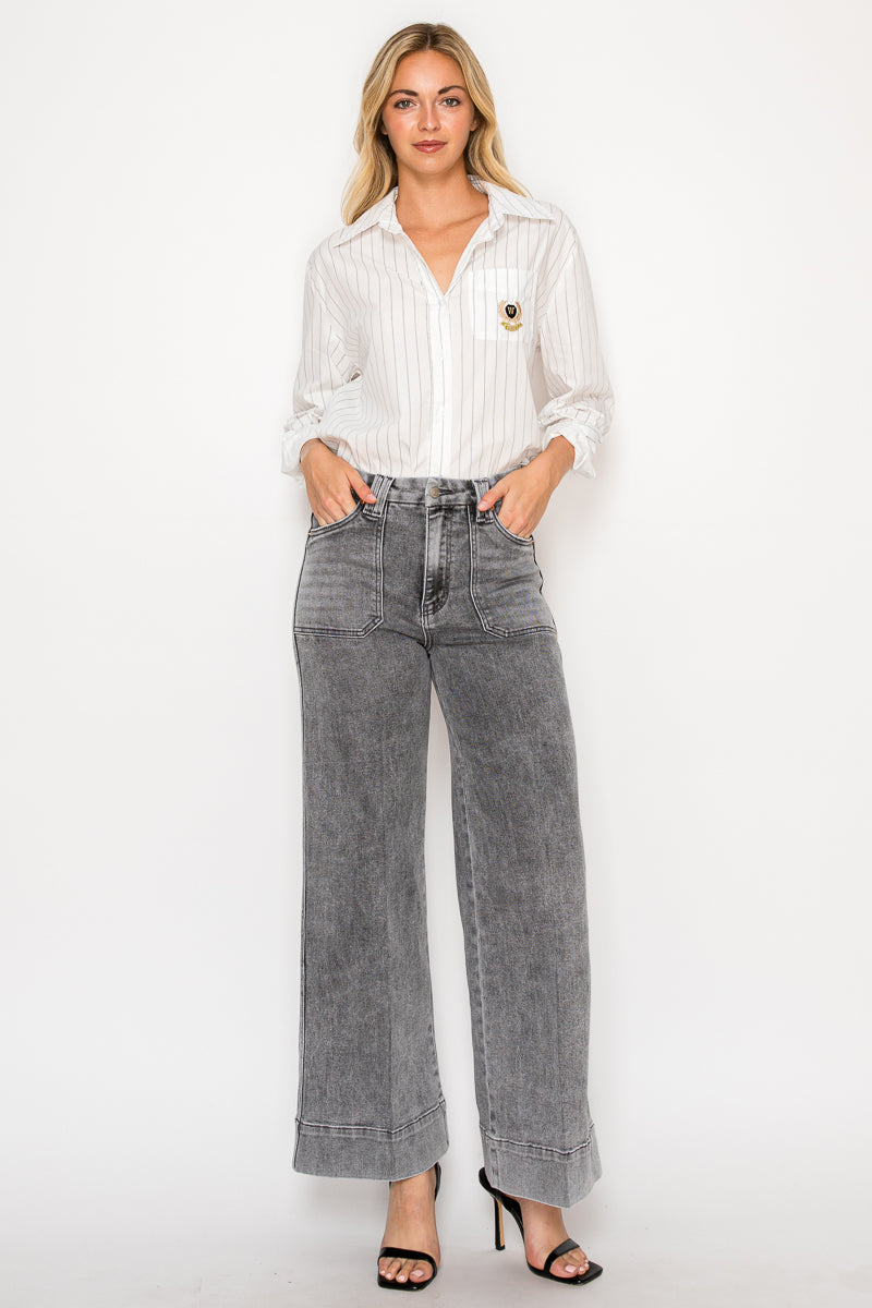 High Rise the Perfect Palazzo Jeans