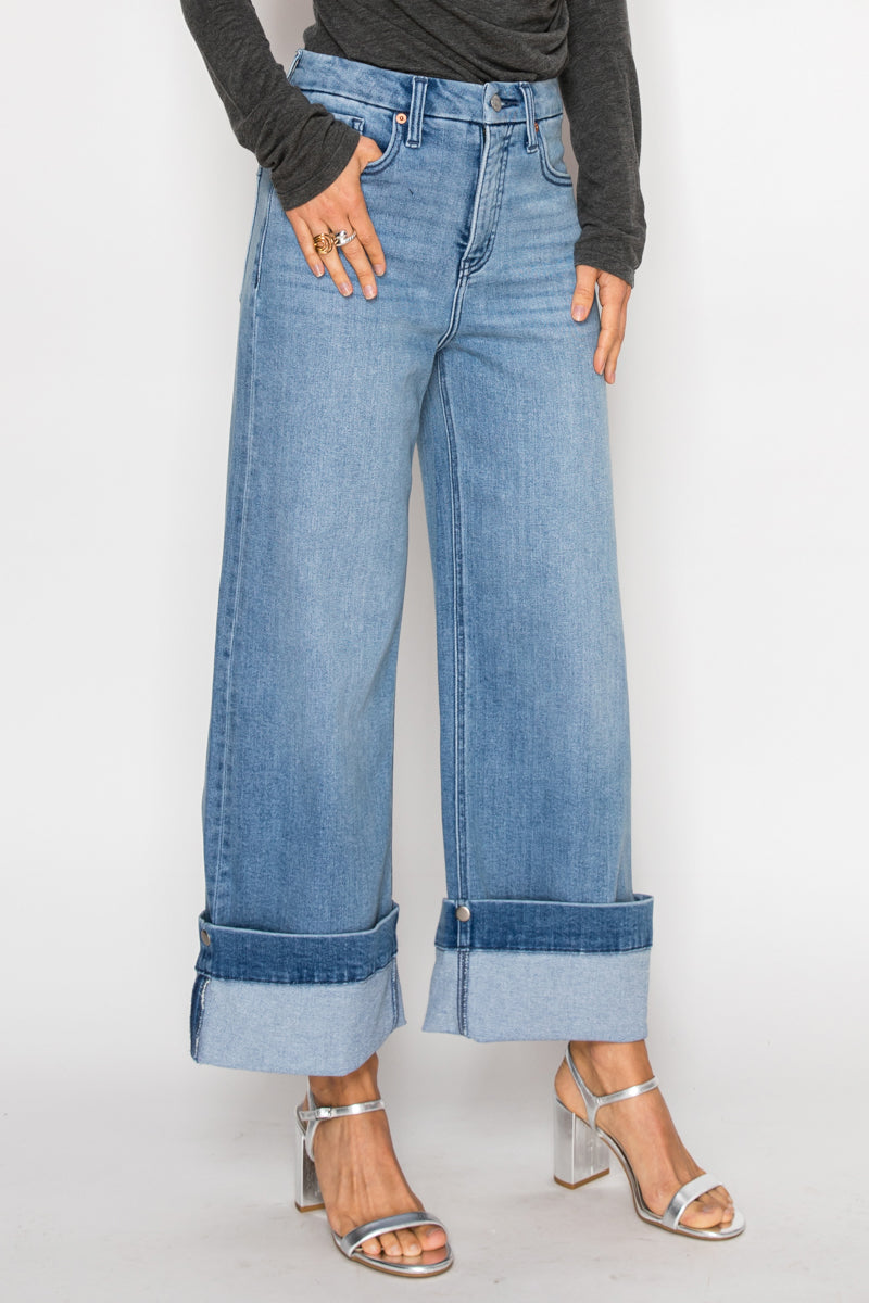 AUDREY TUMMY CONTROL HIGH RISE A-WIDE JEANS