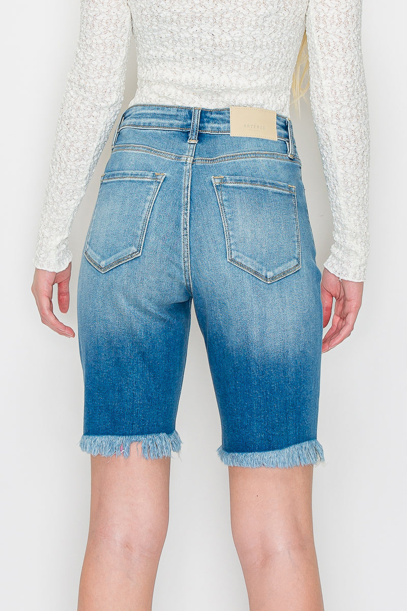 High Rise Bermuda Jeans | AT1040BMM-P Plus Jeans | Artemis Vintage