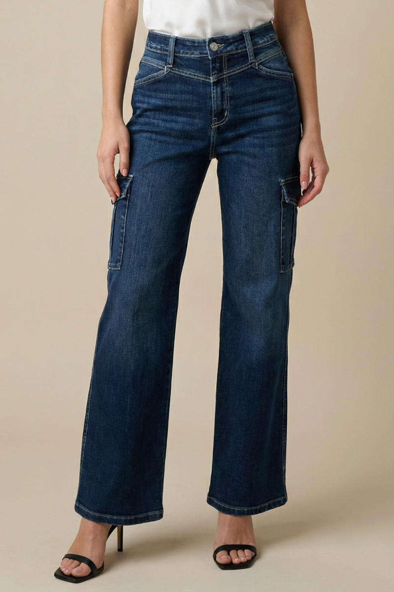 Lauren 90 Wide High Rise Wide Jeans