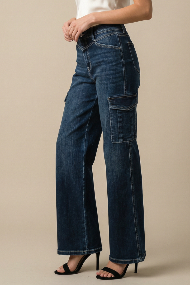 Lauren 90 Wide High Rise Wide Jeans
