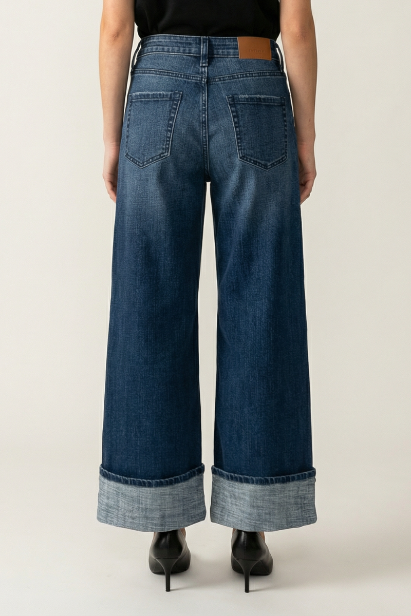 Athena Inseam Transfer High Rise A-Wide Jeans