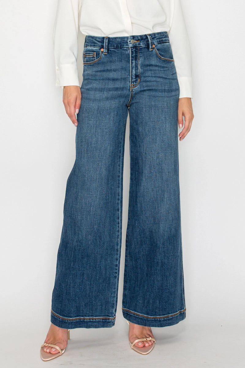 Relaxed High Rise Palazzo