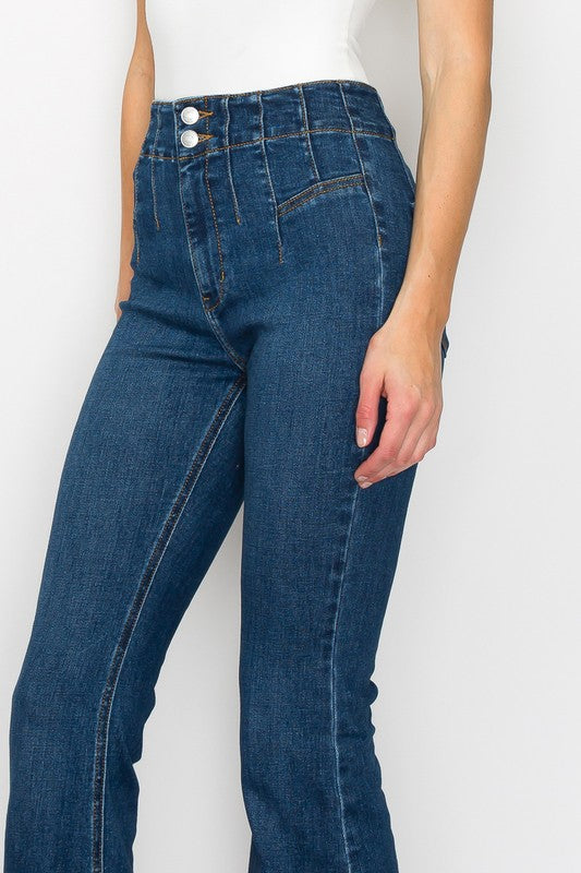 Ashley Modern Flare Jeans | Ashley High Waist Jeans | Artemis Vintage