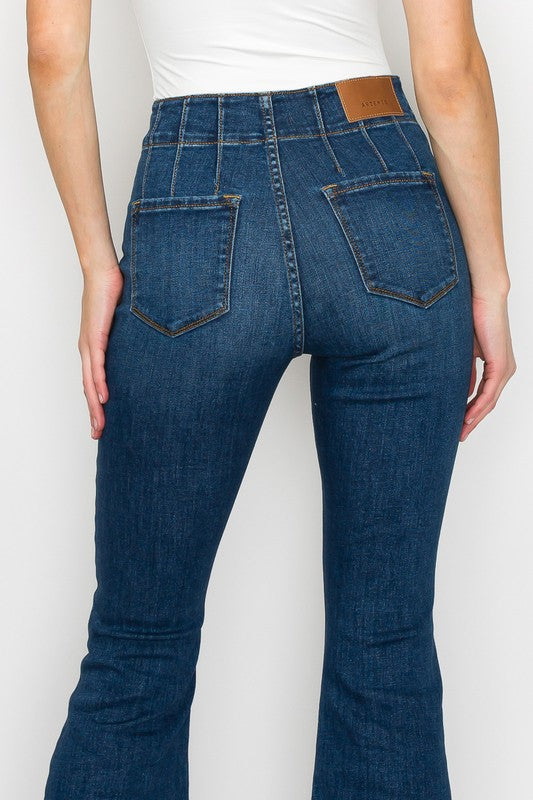 Ashley Modern Flare Jeans | Ashley High Waist Jeans | Artemis Vintage